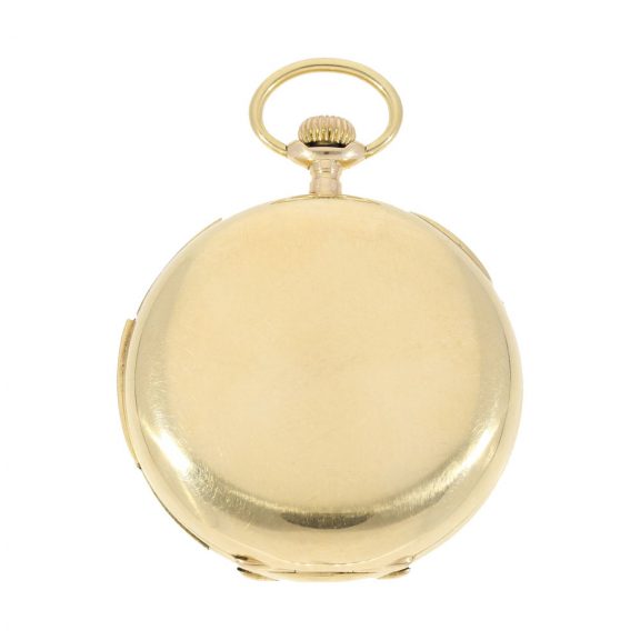 Swiss 18K gold watch with very rare striking train Circa 1915 Swiss 18K gold watch with very rare striking train Circa 1915
