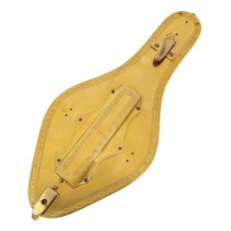 English fire gilded verge watch with pedometer Circa 1799