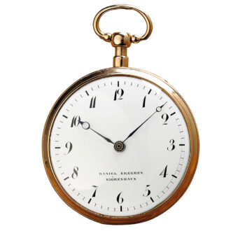 Danish gold quarter repeating pocket watch Circa 1821