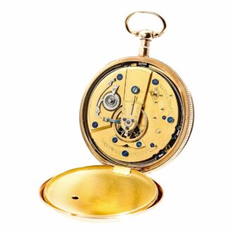 A Danish gold quarter repeating pocket watch Circa 1821
