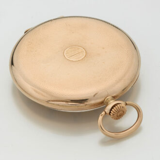 Swiss gold open faced keyless lever watch Circa 1925
