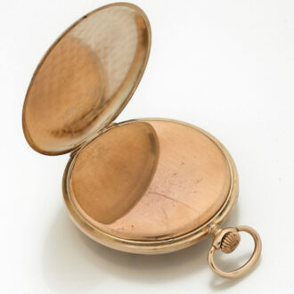 Swiss gold open faced keyless lever watch Circa 1925