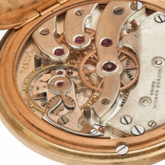 Swiss gold open faced keyless lever watch Circa 1925