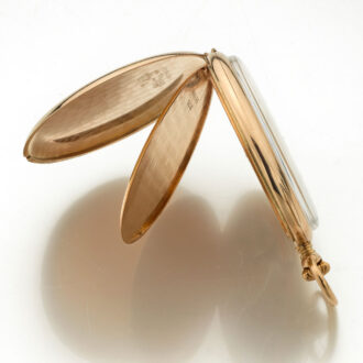 Swiss gold open faced keyless lever watch Circa 1925