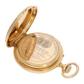 Swiss 18 carat gold complicated astronomical watch Circa 1877