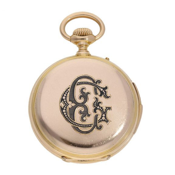 Swiss 18 carat gold complicated astronomical watch Circa 1877 Swiss 18 carat gold complicated astronomical watch Circa 1877