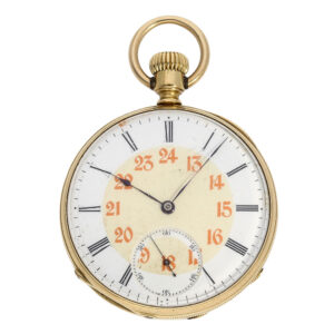 Swiss pocket watch with extract from the archives Circa 1869