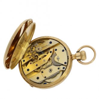 Swiss pocket watch with extract from the archives Circa 1869