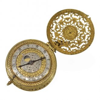 English gilt historically important astronomical watch Circa 1630