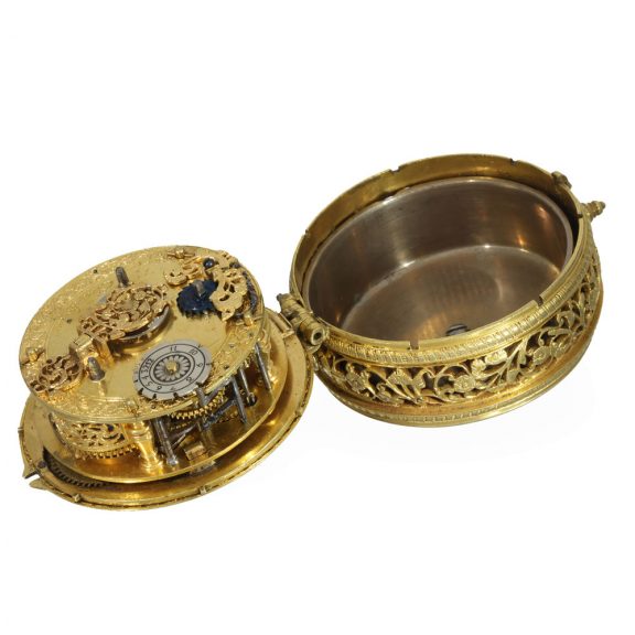 English gilt historically important astronomical watch Circa 1630 English gilt historically important astronomical watch Circa 1630