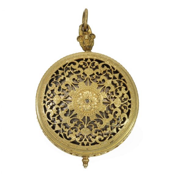 English gilt historically important astronomical watch Circa 1630 English gilt historically important astronomical watch Circa 1630