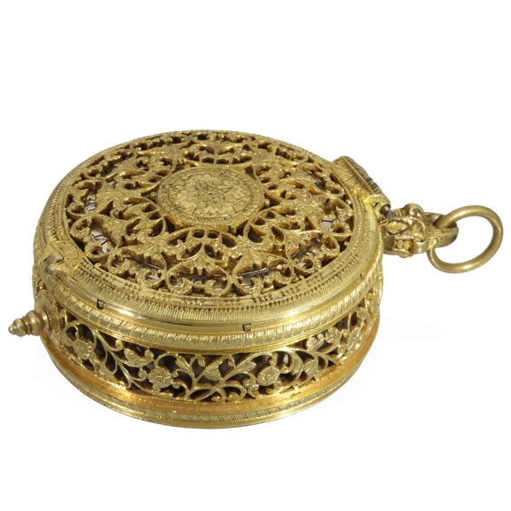 English gilt historically important astronomical watch Circa 1630 English gilt historically important astronomical watch Circa 1630