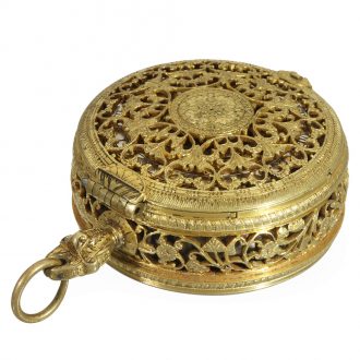 English gilt historically important astronomical watch Circa 1630