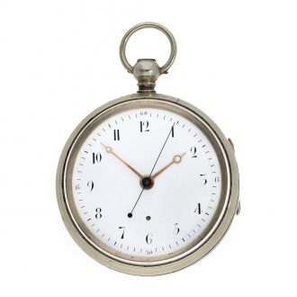 Danish silver plated half seconds chronometer Circa 1803