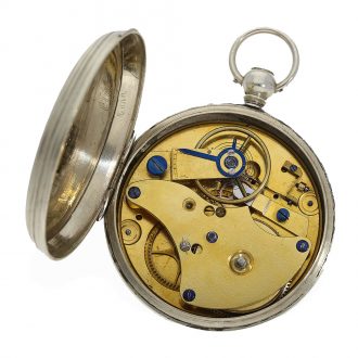 Danish silver plated half seconds chronometer Circa 1803