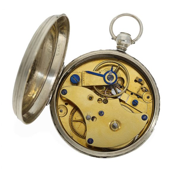 Danish silver plated half seconds chronometer Circa 1803 Danish silver plated half seconds chronometer Circa 1803