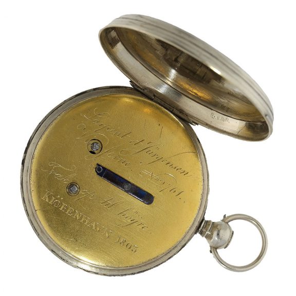 Danish silver plated half seconds chronometer Circa 1803 Danish silver plated half seconds chronometer Circa 1803