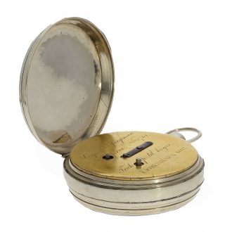 Danish silver plated half seconds chronometer Circa 1803