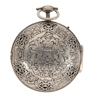 French magnificent silver repeating oignon watch Circa 1720