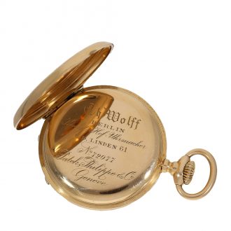 Swiss anchor chronometer with original box Circa 1886