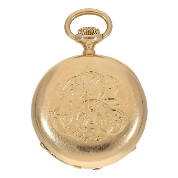 Swiss anchor chronometer with original box Circa 1886 Swiss anchor chronometer with original box Circa 1886