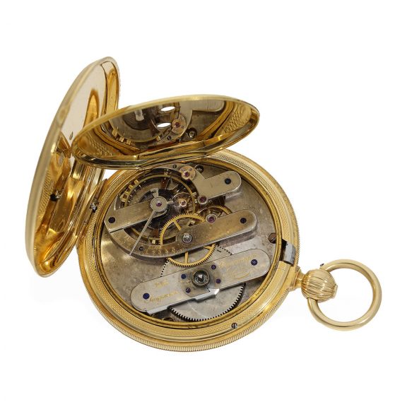 Danish 18 carat gold excellently preserved chronometer Circa 1860 Danish 18 carat gold excellently preserved chronometer Circa 1860