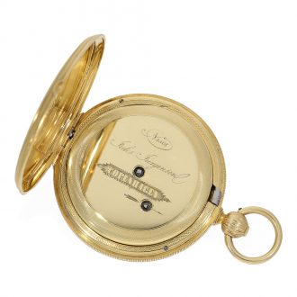 Danish 18 carat gold excellently preserved chronometer Circa 1860