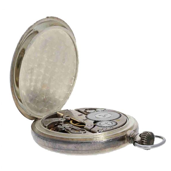 Swiss silver open faced fine deck chronometer Circa 1942 Swiss silver open faced fine deck chronometer Circa 1942