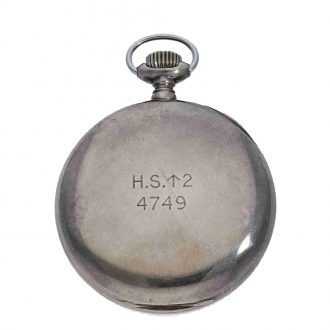 Swiss silver open faced fine deck chronometer Circa 1942