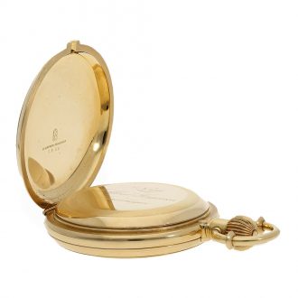 Danish 18 Carat gold watch with chronometer escapement Circa 1875