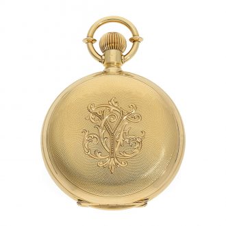 Danish 18 Carat gold watch with chronometer escapement Circa 1875