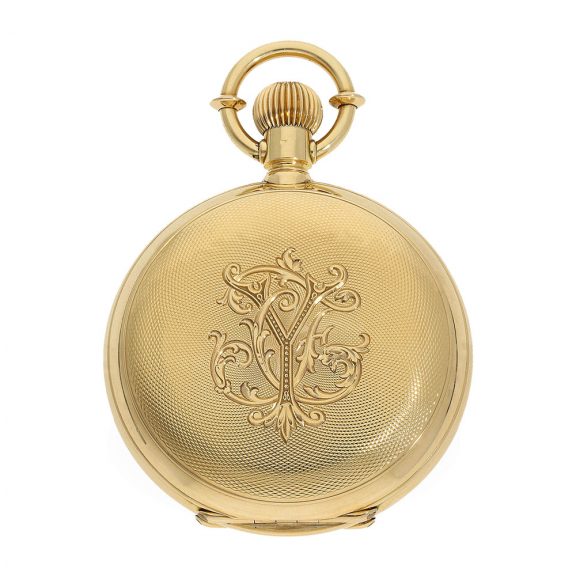 Danish 18 Carat gold watch with chronometer escapement Circa 1875 Danish 18 Carat gold watch with chronometer escapement Circa 1875
