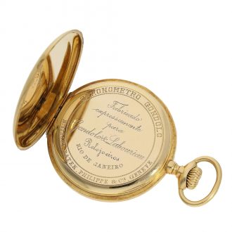 Large Swiss 18 carat gold Chronometro Gondolo Circa 1910