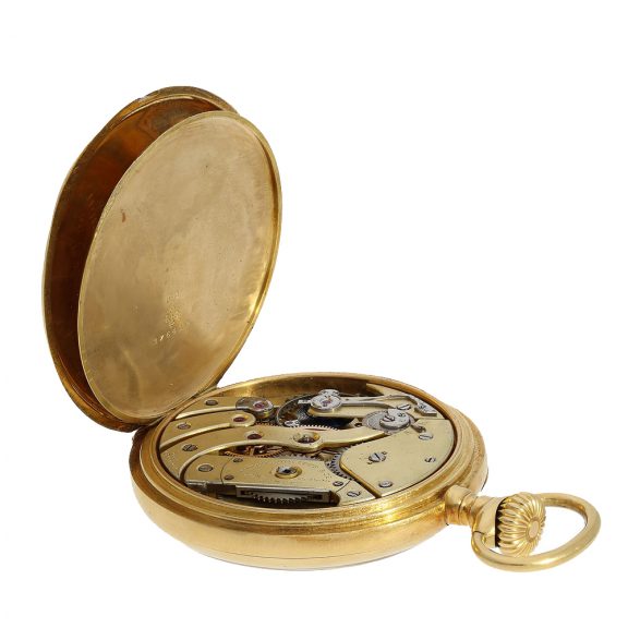 Large Swiss 18 carat gold Chronometro Gondolo Circa 1910 Large Swiss 18 carat gold Chronometro Gondolo Circa 1910