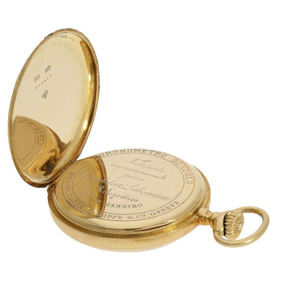 Large Swiss 18 carat gold Chronometro Gondolo Circa 1910 Large Swiss 18 carat gold Chronometro Gondolo Circa 1910