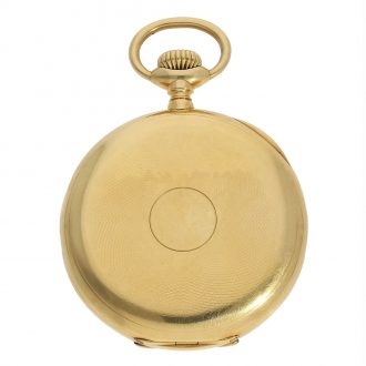 Large Swiss 18 carat gold Chronometro Gondolo Circa 1910
