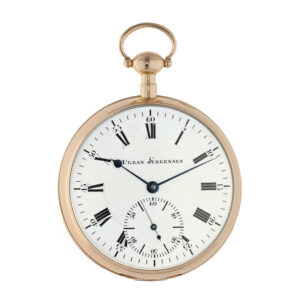 Danish 18 Carat pink gold watch with chronometer escapement Circa 1823