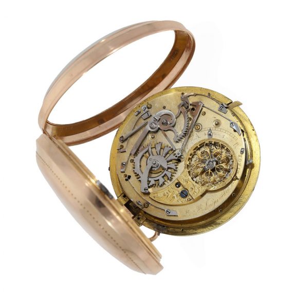 Belgian 18K gold Lépine watch with rare caliber and date Circa 1790 Belgian 18K gold Lépine watch with rare caliber and date Circa 1790