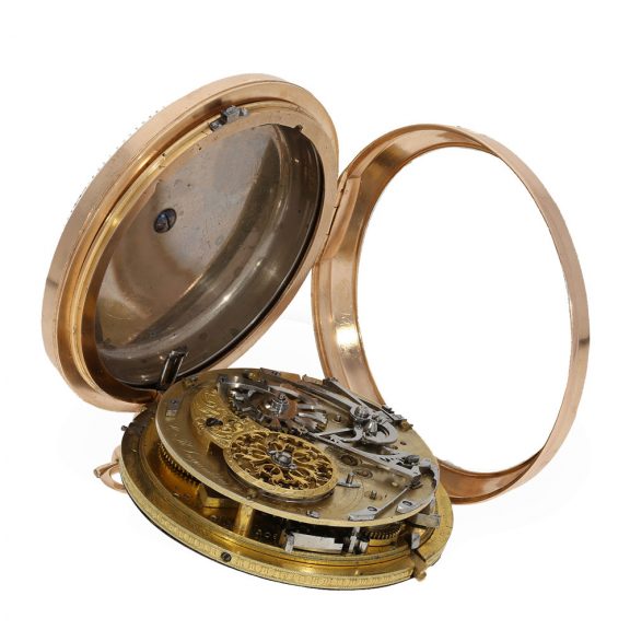 Belgian 18K gold Lépine watch with rare caliber and date Circa 1790 Belgian 18K gold Lépine watch with rare caliber and date Circa 1790