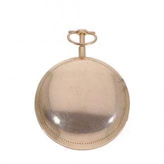 Belgian 18K gold Lépine watch with rare caliber and date Circa 1790