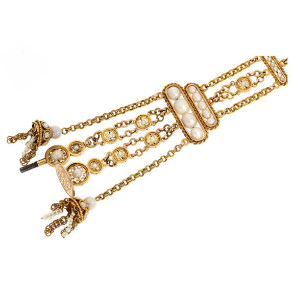 Exquisite French gold, enamel, pearl set watch Circa 1780 Exquisite French gold, enamel, pearl set watch Circa 1780