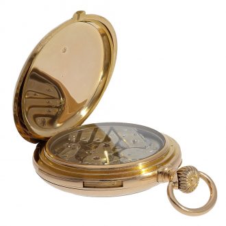 A very fine Swiss with minute repeater Circa 1890 A very fine Swiss with minute repeater Circa 1890