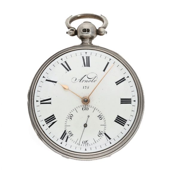 English silver historically interesting early chronometer Circa 1816