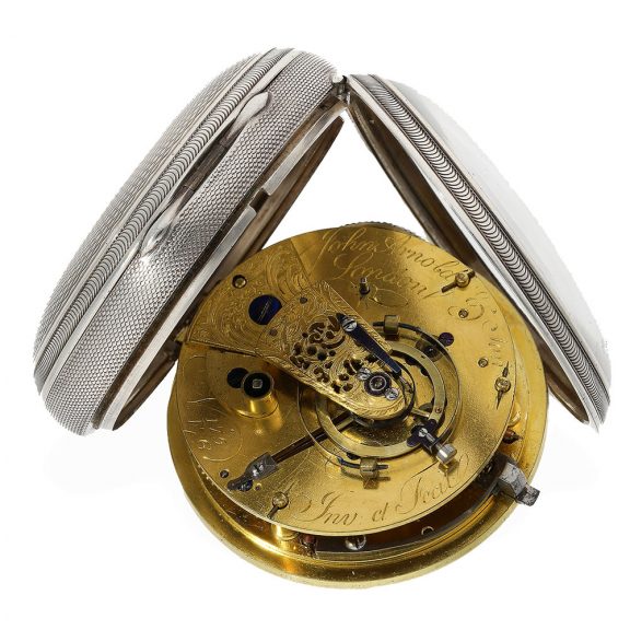 English silver historically interesting early chronometer Circa 1816 English silver historically interesting early chronometer Circa 1816