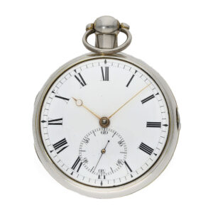 English silver pocket watch with chronometer escapement Circa 1803