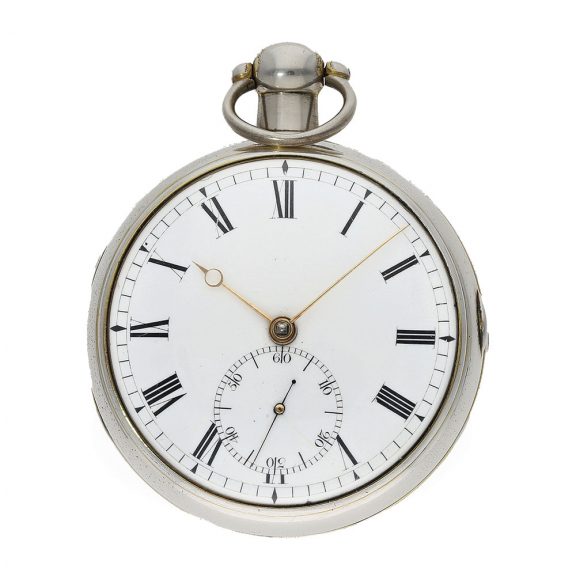English silver pocket watch with chronometer escapement Circa 1803