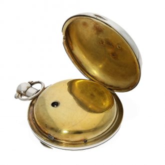 English silver pocket watch with chronometer escapement Circa 1803