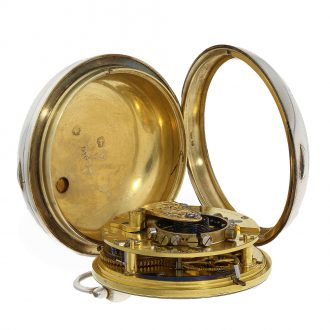 English silver pocket watch with chronometer escapement Circa 1803