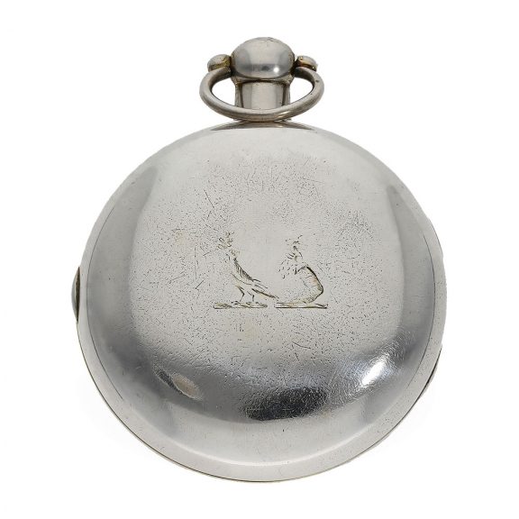 English silver pocket watch with chronometer escapement Circa 1803 English silver pocket watch with chronometer escapement Circa 1803