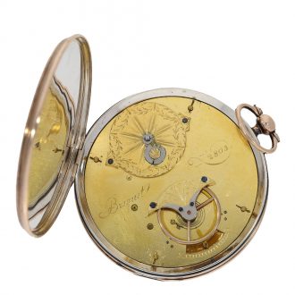 Swiss/French silver and gold pair of souscription watches Circa 1810